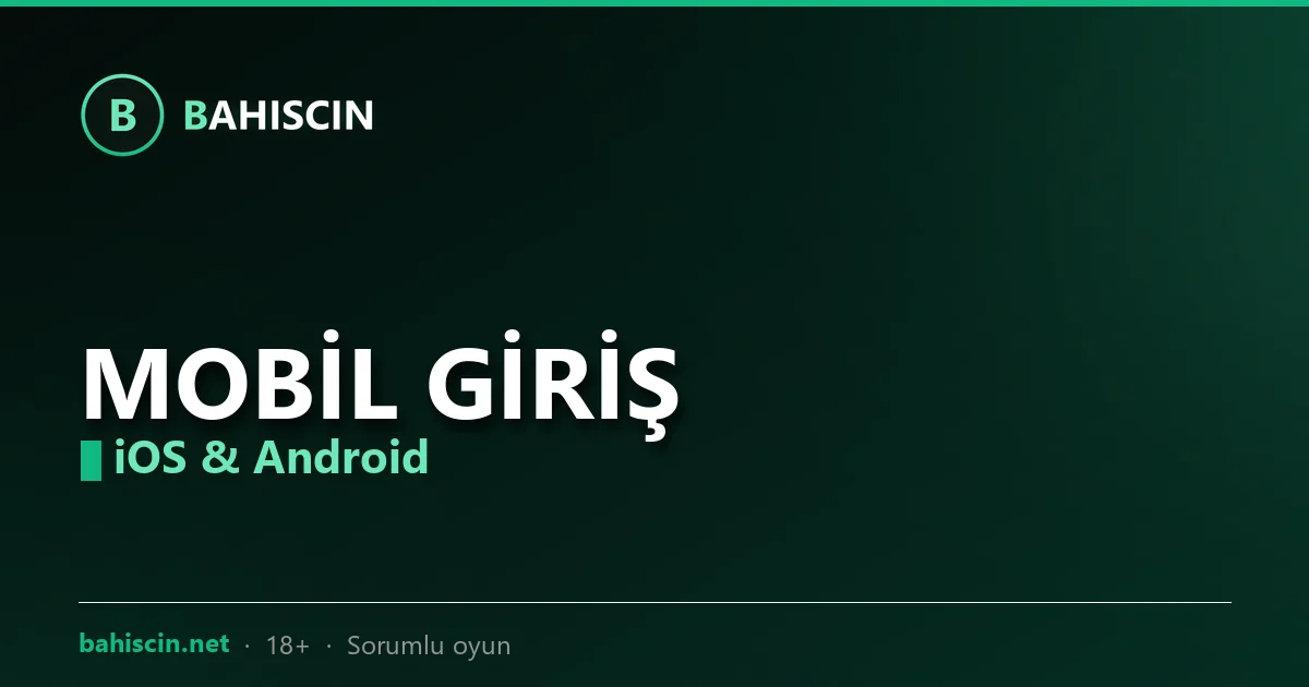 Bahiscin mobil giriş görseli